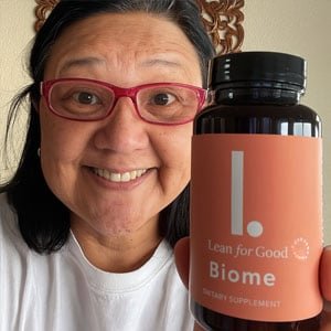USA female customer review for LeanBiome weight support