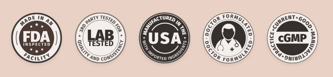 United States manufacturing and quality compliance icon